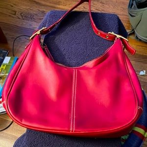 COACH Red Handbag Great Shape